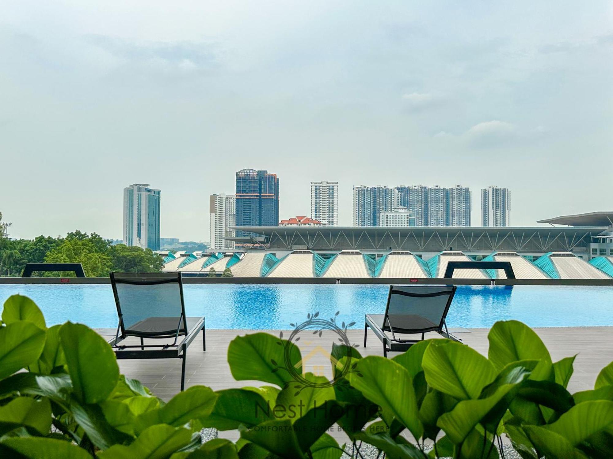 Twin Tower Residence By Nest Home【5 Mins Walk To Ciq】 Johor Bahru Dış mekan fotoğraf