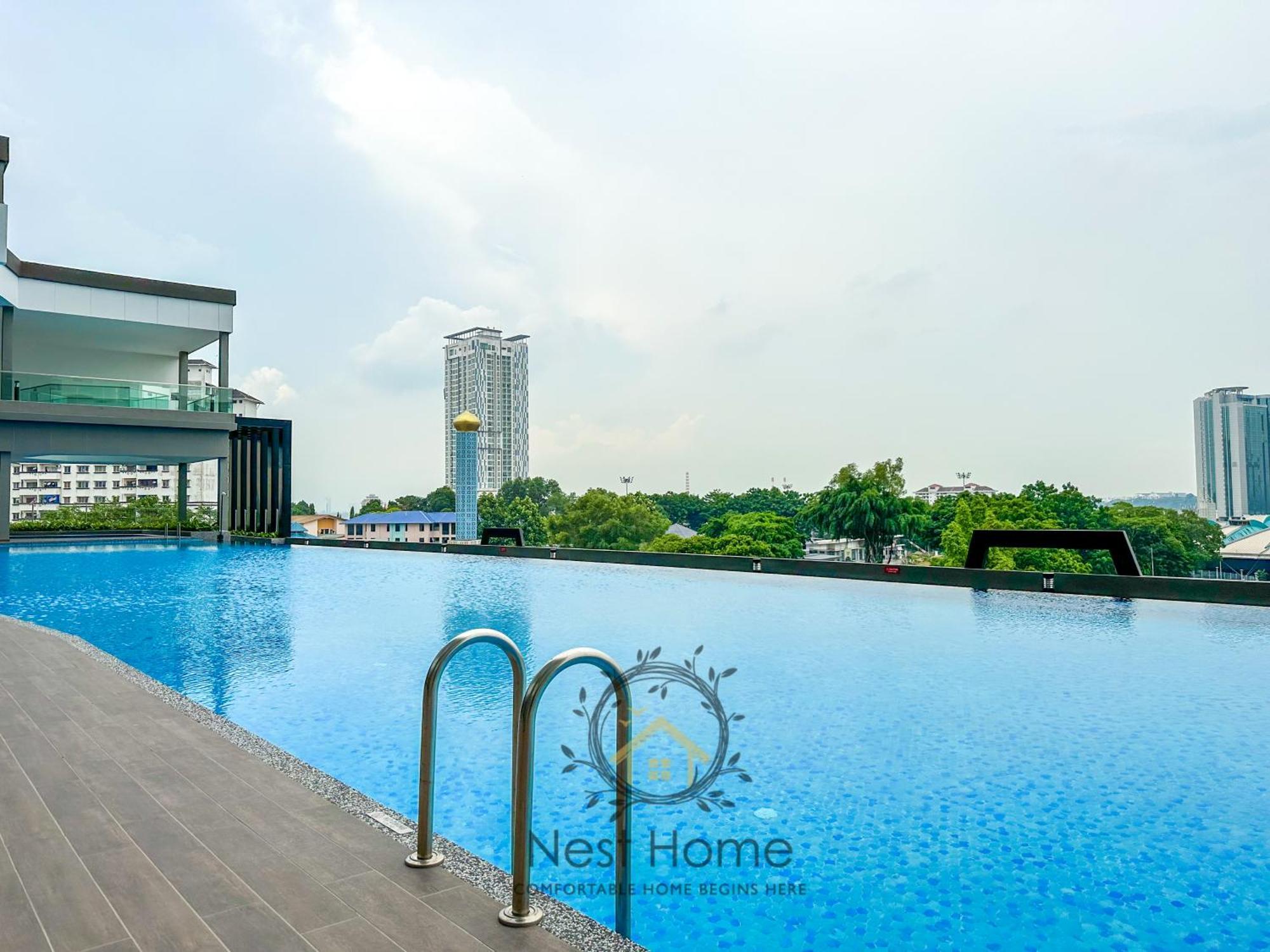 Twin Tower Residence By Nest Home【5 Mins Walk To Ciq】 Johor Bahru Dış mekan fotoğraf