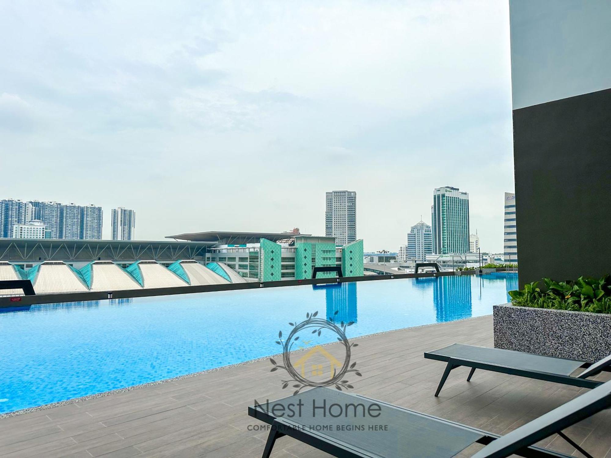 Twin Tower Residence By Nest Home【5 Mins Walk To Ciq】 Johor Bahru Dış mekan fotoğraf