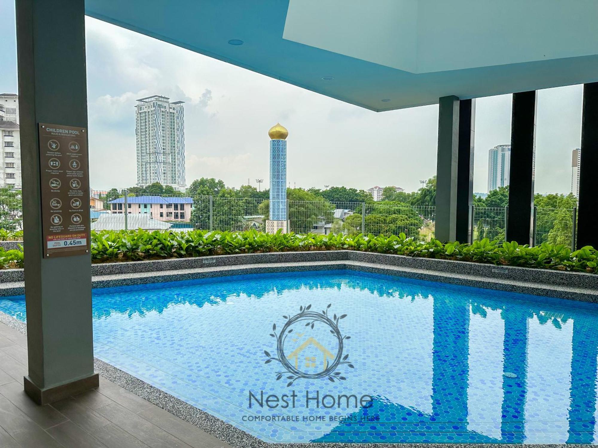 Twin Tower Residence By Nest Home【5 Mins Walk To Ciq】 Johor Bahru Dış mekan fotoğraf