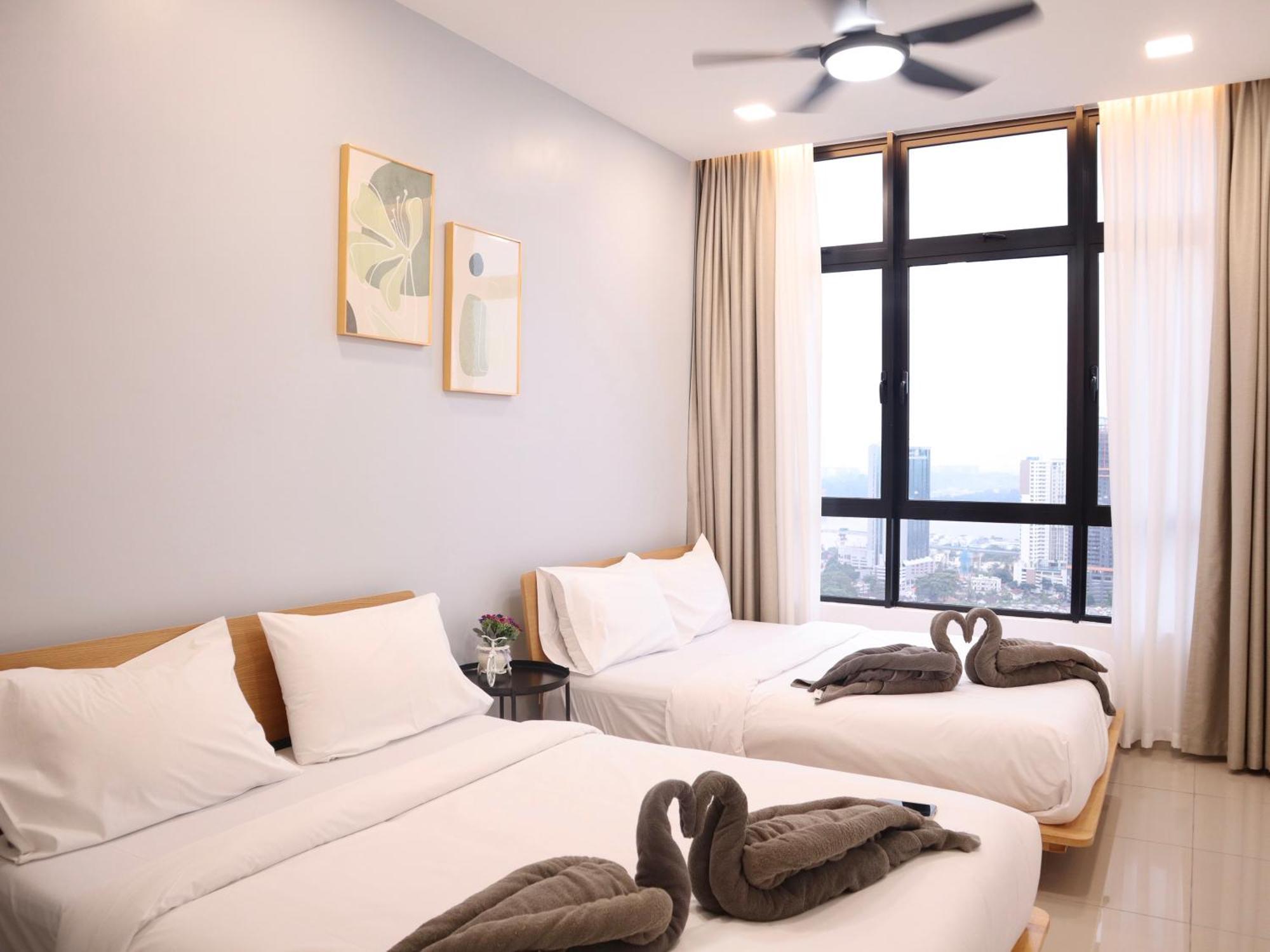 Twin Tower Residence By Nest Home【5 Mins Walk To Ciq】 Johor Bahru Dış mekan fotoğraf