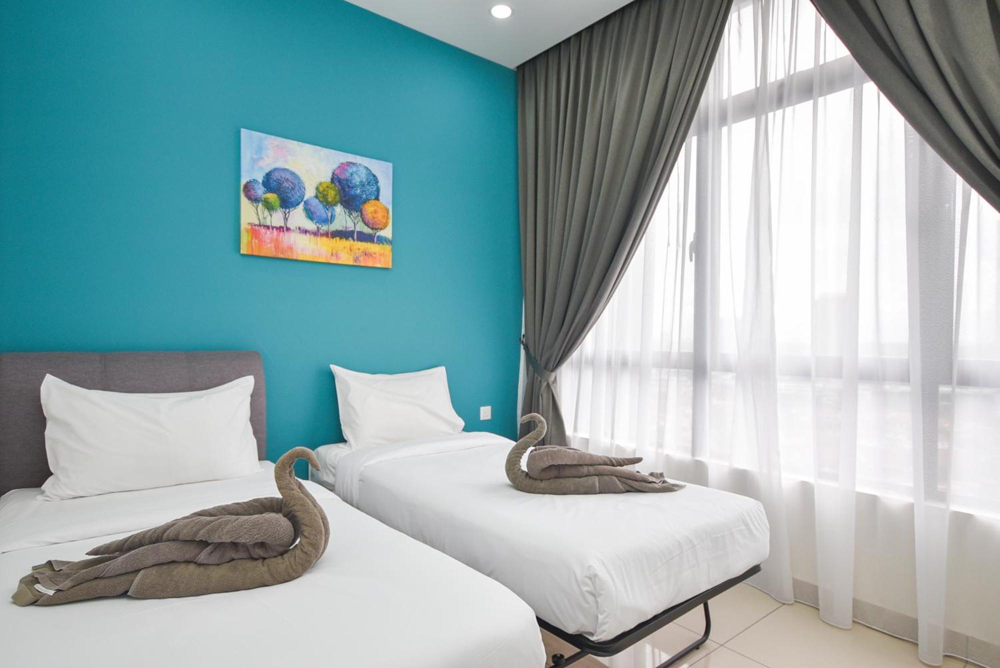 Twin Tower Residence By Nest Home【5 Mins Walk To Ciq】 Johor Bahru Dış mekan fotoğraf